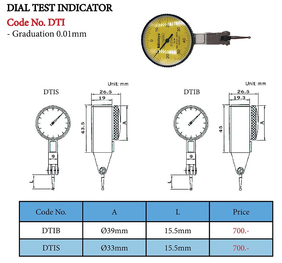 ไดอัลหน้าปัดเหลือง เข็มกระดก(หางหนู)