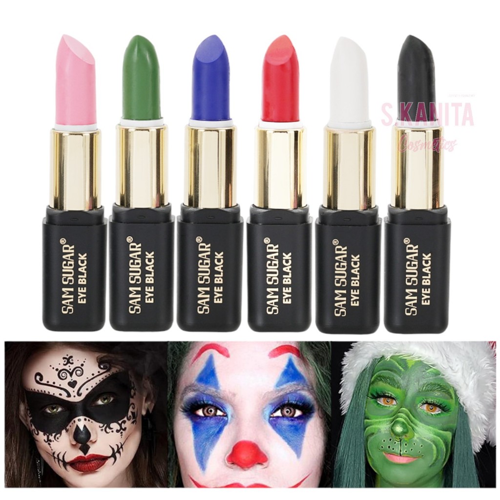 ลิปทาปาก เพ้นท์หน้าตัว ฮาโลวีน เทศกาล คอสเพล Lipstick painting face body