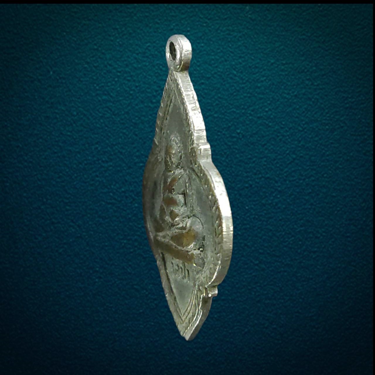 เหรียญพระสังกัจจายน์ (วัดรัตรวนาราม)วัดป่า พะเยา จ.เชียงราย ปี2518 เนื้อทองแดงกะไหล่เงิน