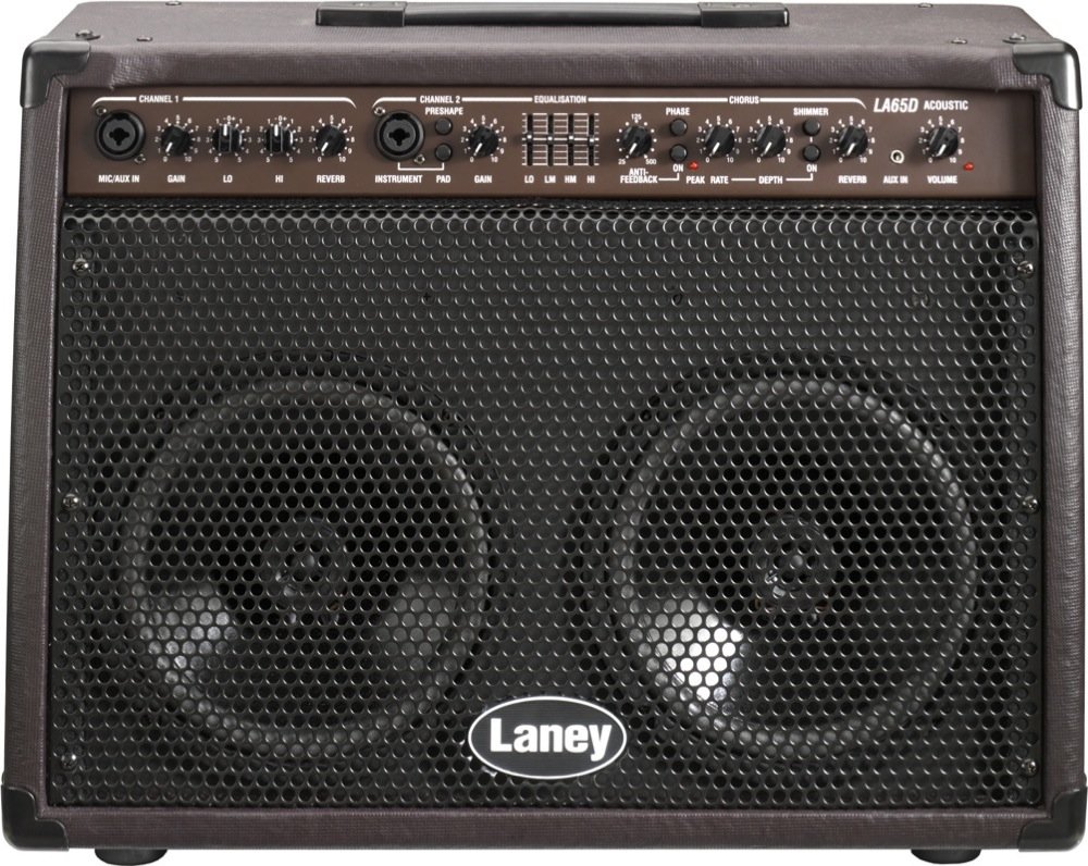 Laney LA65D *ของแท้รับประกัน 1ปี* แอมป์อคูสติกกีต้าร์ พร้อมช่องต่อไมค์ Acoustic Guitar Combo Amplifier