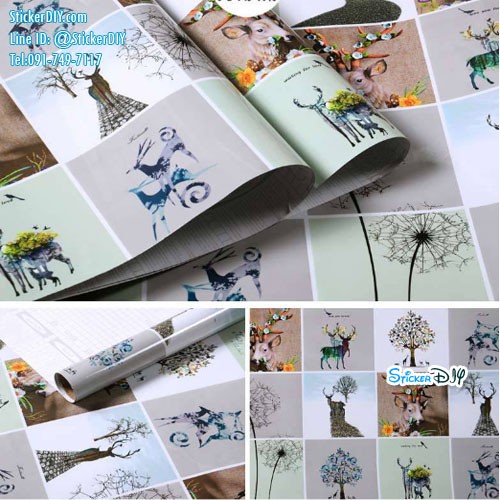 Aluminium foil sticker สติ๊กเกอร์อเนกประสงค์ AL009 (หน้ากว้าง60cm.xยาว2m.)