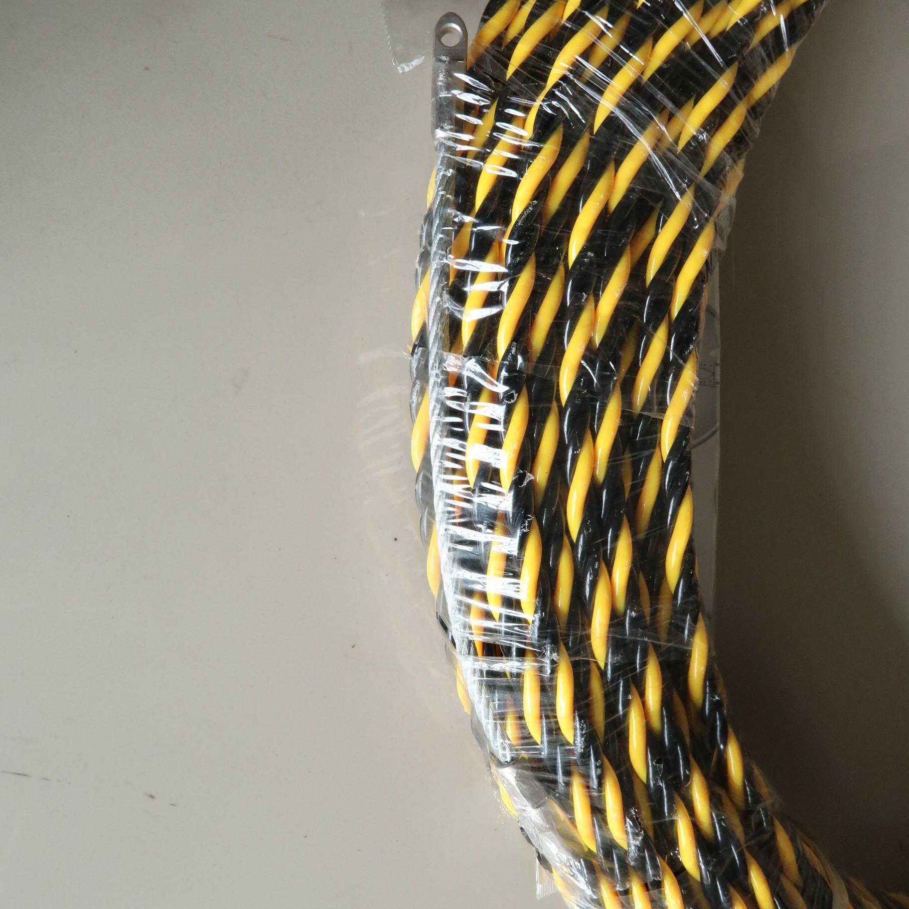 ฟิชเทปไนล่อน 6.5 มม. (สีดำ-เหลือง) Y-PULL