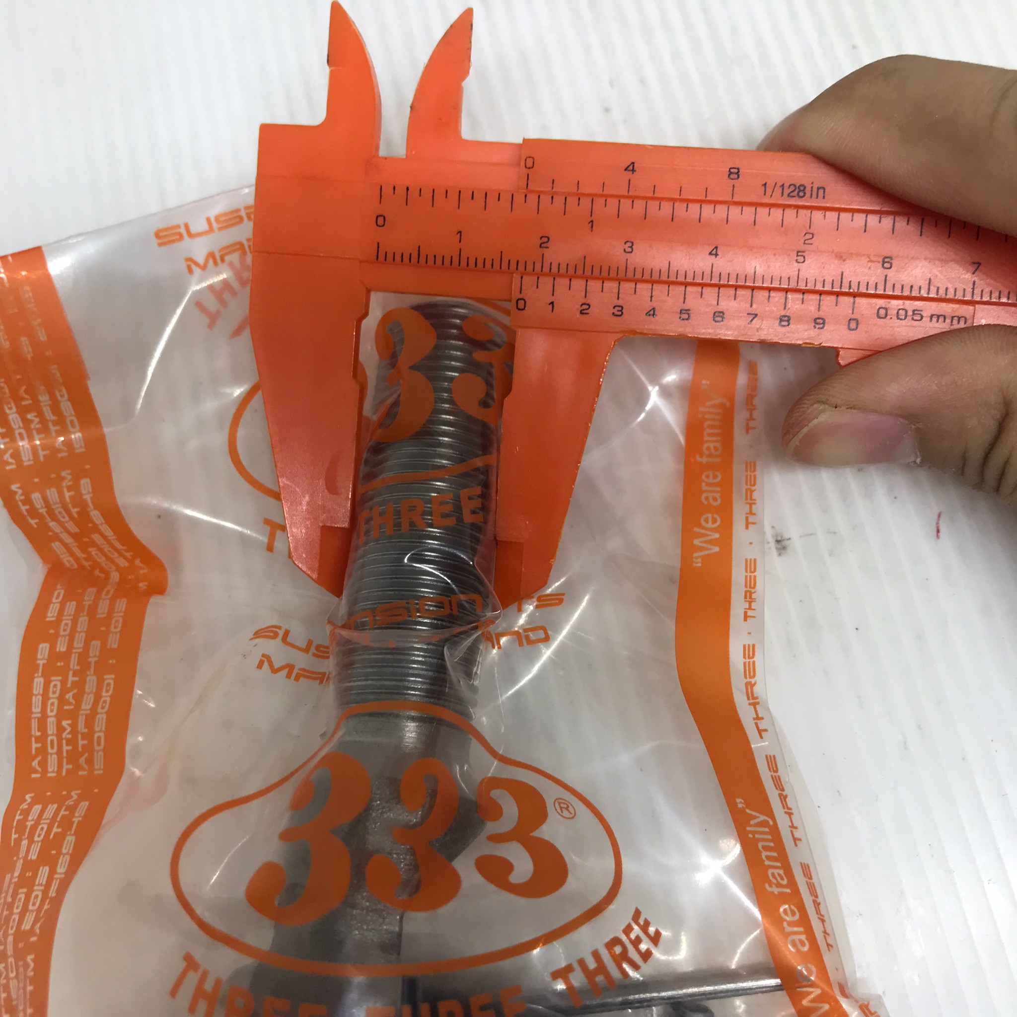 (2 ตัว) ลูกหมากคันชักสั้น ISUZU S250 / KS21 / KS22 อีซูซุ / เบอร์ 3E-5021 / ยี่ห้อ 333 / Three Three Three (TIE ROD END) 1 คู่