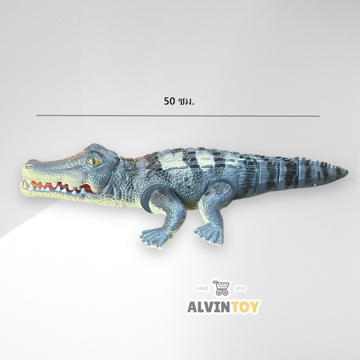 Crocodile โมเดลจระเข้ ของเล่นจระเข้ เดินได้ มีเสียง มีไฟ