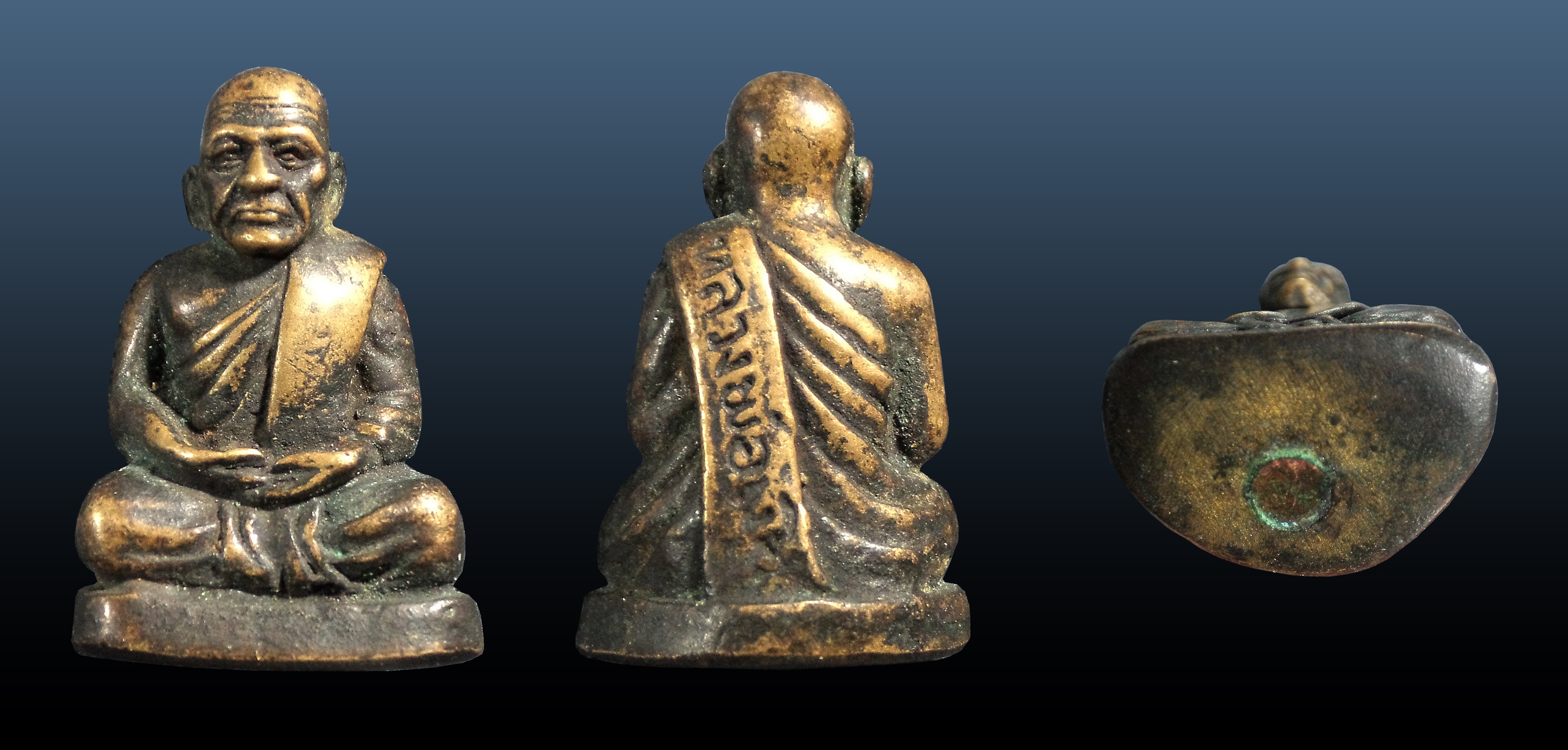 รูปหล่อหน้าฝรั่ง หลวงพ่อเงินบางคลาน ออกวัดท้ายน้ำ จ.พิจิตร ปี 2516