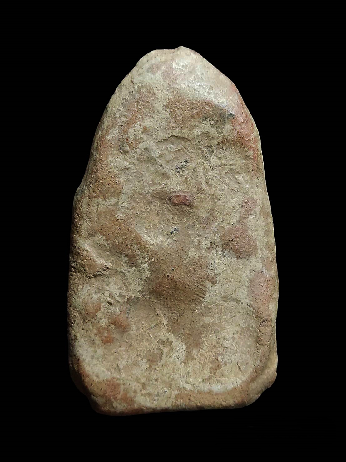 พระร่วงนั่งซุ้มบัลลังค์ กรุ สปจ กำแพงเพชร เนื้อดิน