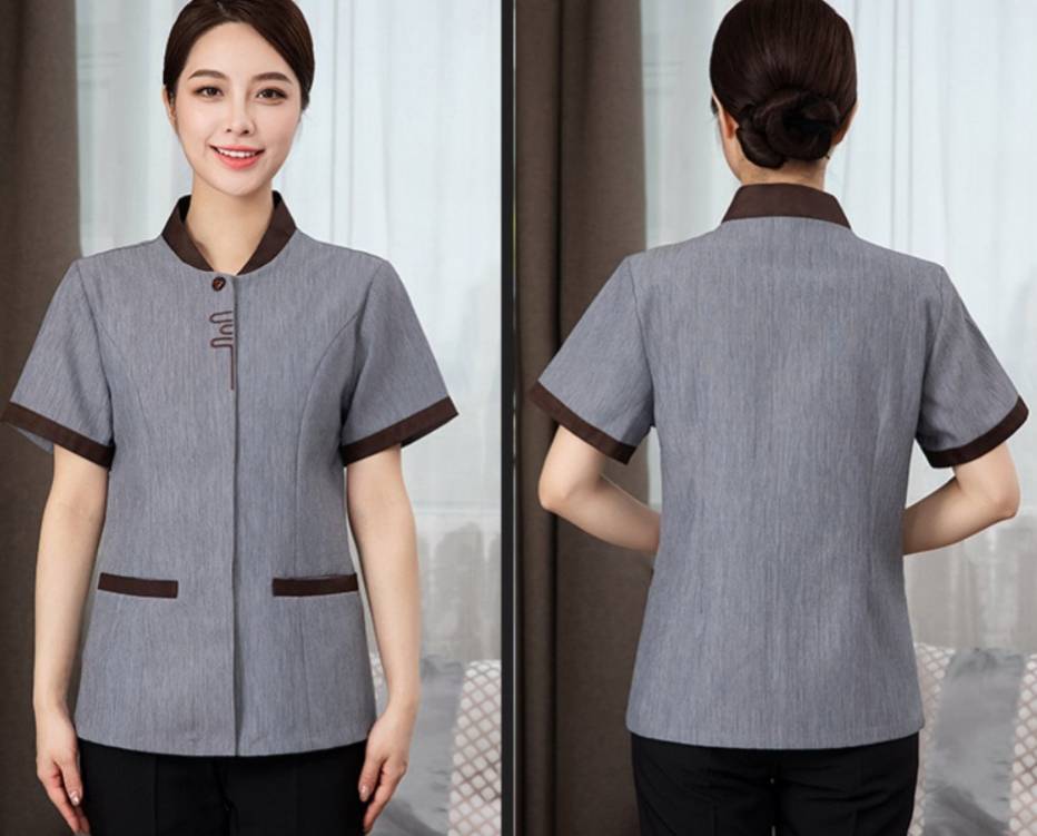 เสื้อแม่บ้าน ชุดพนักงานทำความสะอาด ชุดแม่บ้าน