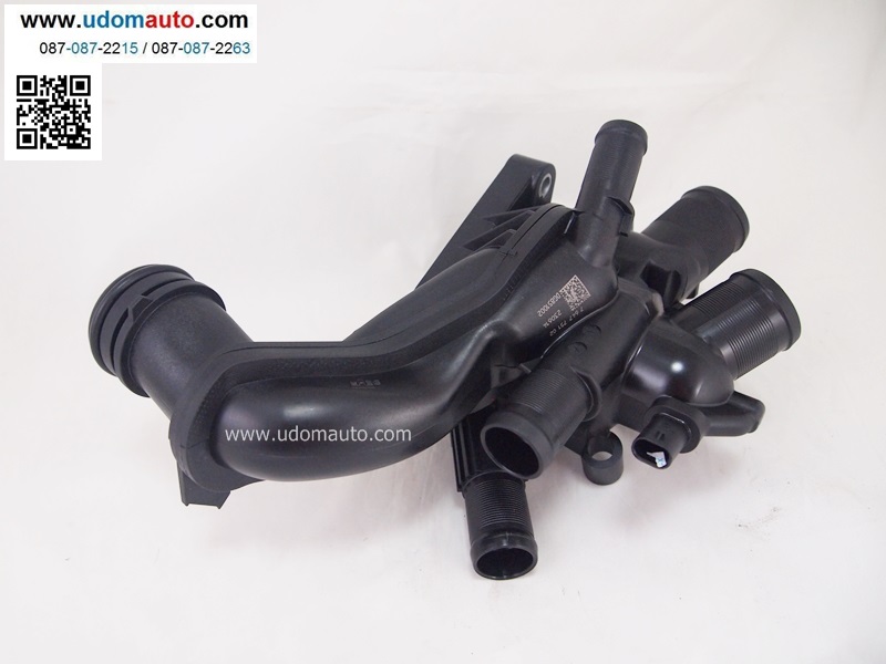 กะโหลกวาวล์น้ำ MINI R56, R60 รุ่นหนึ่งเซ็นเซอร์ / Thermostat, 7647305, 7588876, 7647751