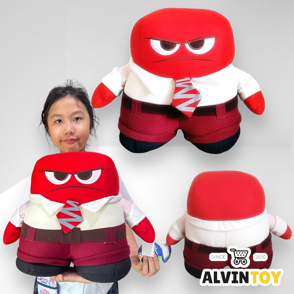 ตุ๊กตา Anger - ฉุนเฉียว Inside Out ขนาด 10.5 นิ้ว