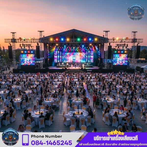 เช่าเวทีสำเร็จรูปกรุงเทพ