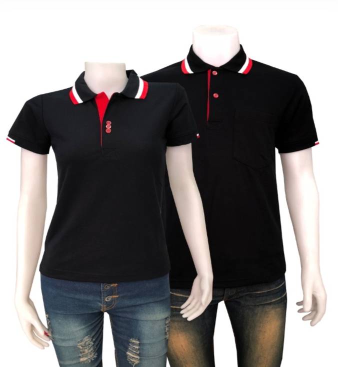 เสิ้อยืดปกโปโล เสื้อโปโลแขนสั้น เสื้อฟอร์มพนักงาน พร้อมส่ง
