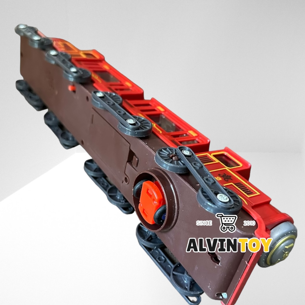 รถไฟของเล่น รถไฟโบราณ Retrotrain วิ่งได้ ชนถอย มีเสียง มีไฟ