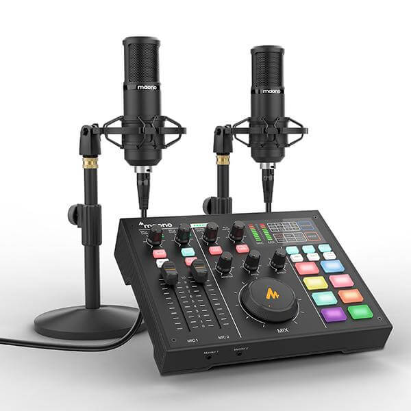 MAONO MAONOCASTER AU-AM100 K3 *ของแท้ รับประกันศูนย์* ชุดจัด Podcast, LiveSteaming, Gaming รองรับ PC, Smartphone