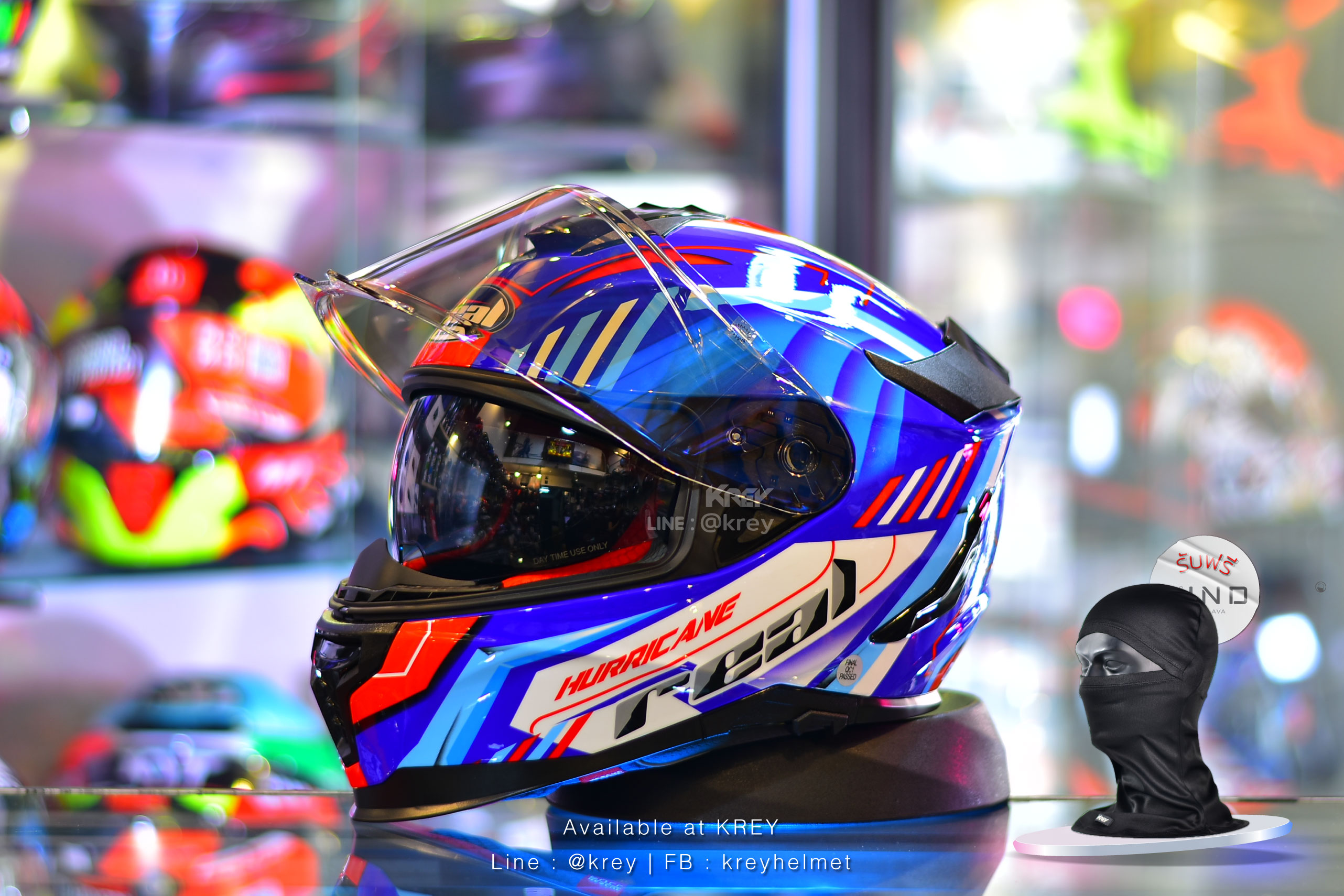 Real model Hurricane Kona Blue White