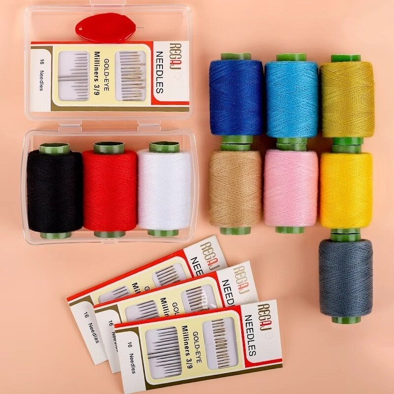 ชุดเข็มด้ายเย็บผ้า (1 ชิ้น) Sewing needle and thread set (1 piece)