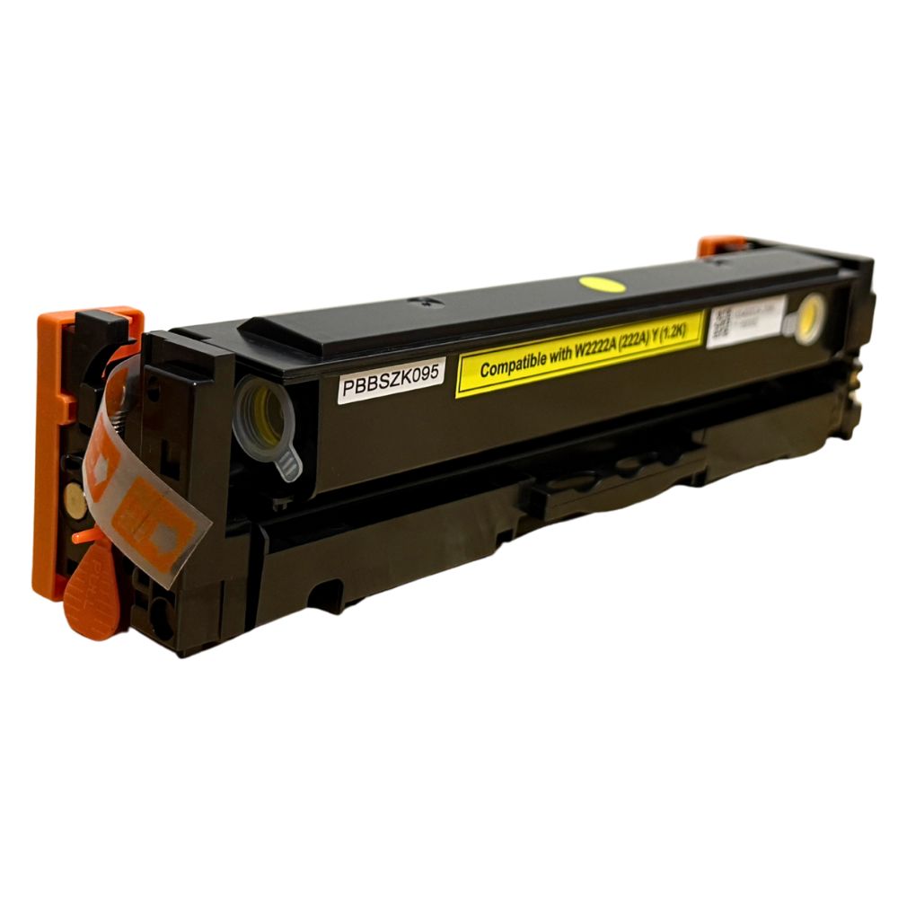 W2222A YL (222A) หมึกเทียบเท่า สีเหลือง สำหรับ HP Color LaserJet Pro 3203 , 3288, MFP 3388 , MFP 3303 (1,200 แผ่น) | พร้อมชิป