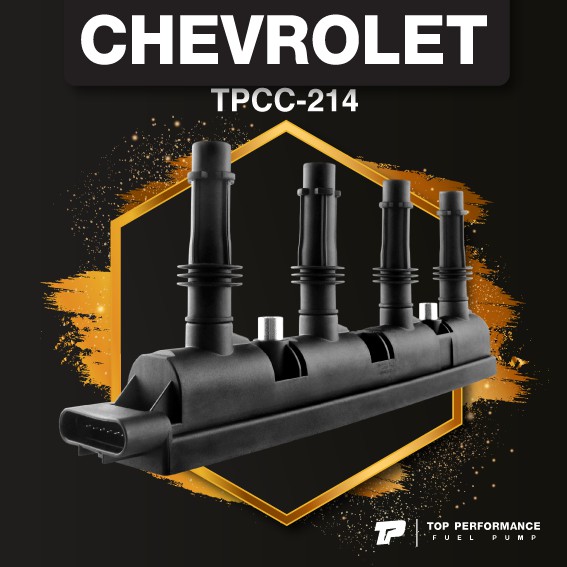 (ประกัน 3 เดือน) คอยล์จุดระเบิด CHEVROLET SONIC 1.4 ครบชุด 4 หัว - TOP PERFORMANCE MADE IN JAPAN - TPCC-214 - คอยล์หัวเทียน โซนิค โซนิก