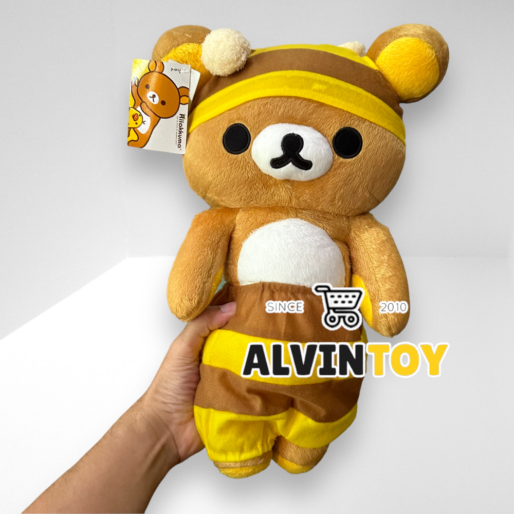 ตุ๊กตาหมี Rilakkuma Meet Hony- ริลัคคุมะ ชุดผึ้ง 40 ซม.