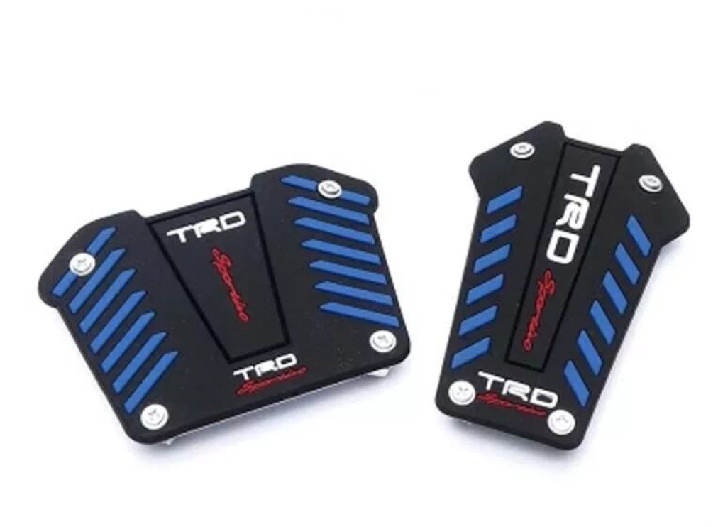 169 บาท ชุดแต่งแป้นเหยียบเบรค แป้นเหยียบกันลื่น TRD กันลื่นสำหรับ รถยนต์เกียร์ธรรมดา เกียร์ AUTO