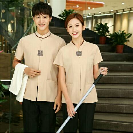 เสื้อแม่บ้าน พ่อบ้าน พนักงานทำความสะอาด