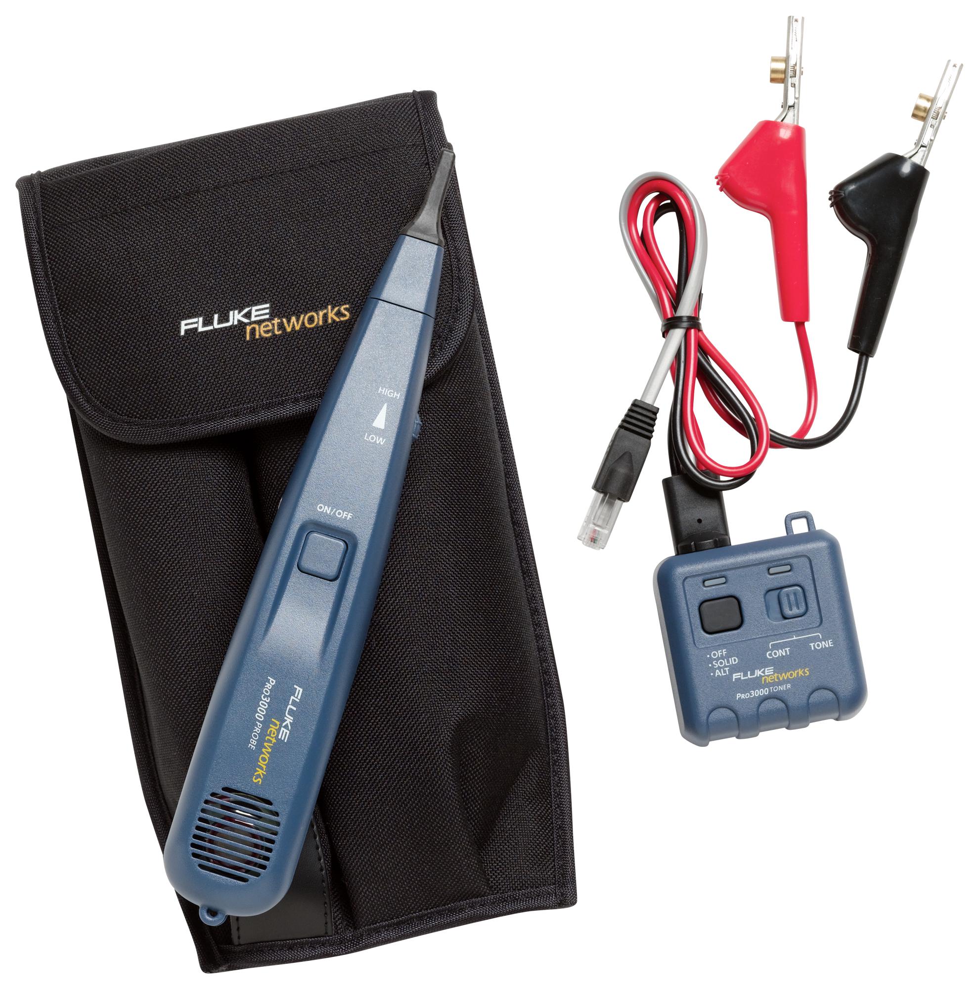 FLUKE NETWORKS PRO3000 เครื่องส่งสัญญาณเสียงสายเคเบิลแบบอนาล็อก