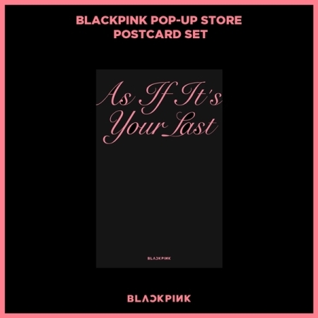 ( Pre-Order ) BLACKPINK POP-UP STORE POSTCARD SET วางจำหน่าย 6 / 8 / 2017