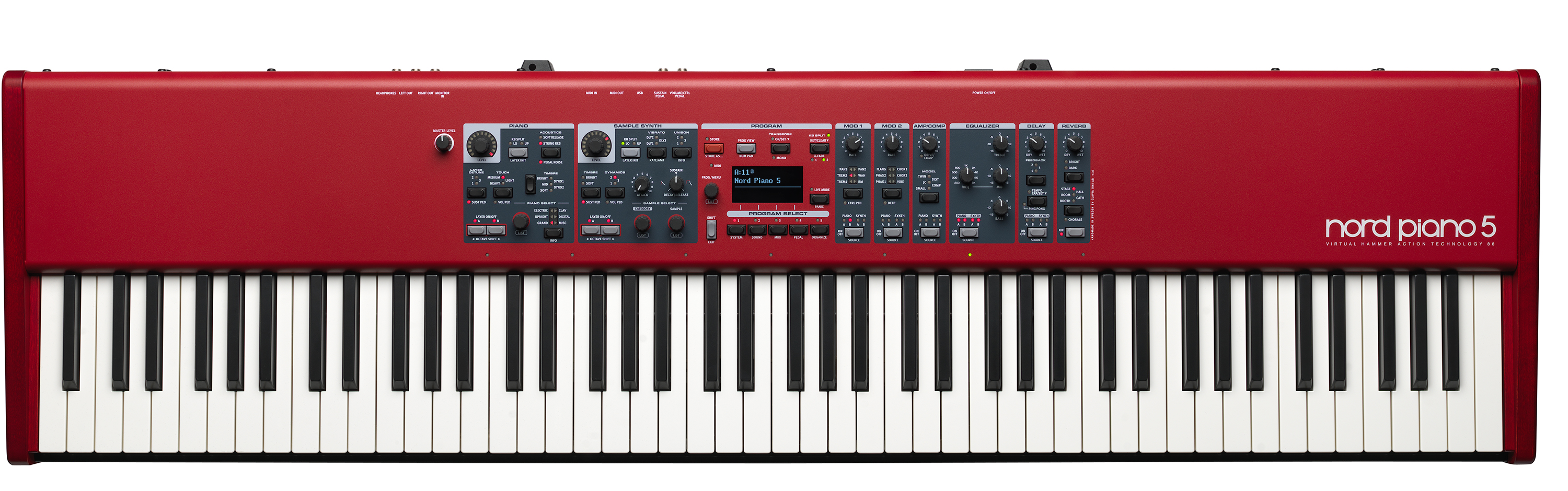 Nord Piano 5 88 *ของแท้รับประกัน 1ปี* Digital Piano Triple Sensor keybed with grand weighted action