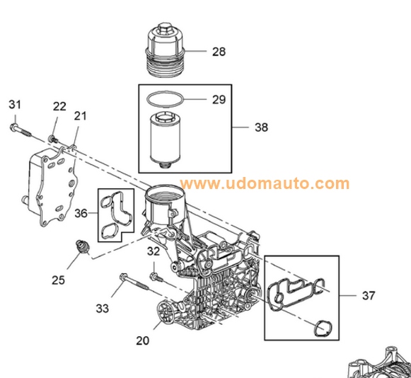 โอริงออยน้ำมันเครื่อง CAPTIVA 2.0L ปี12-16 (#36) / 93745802
