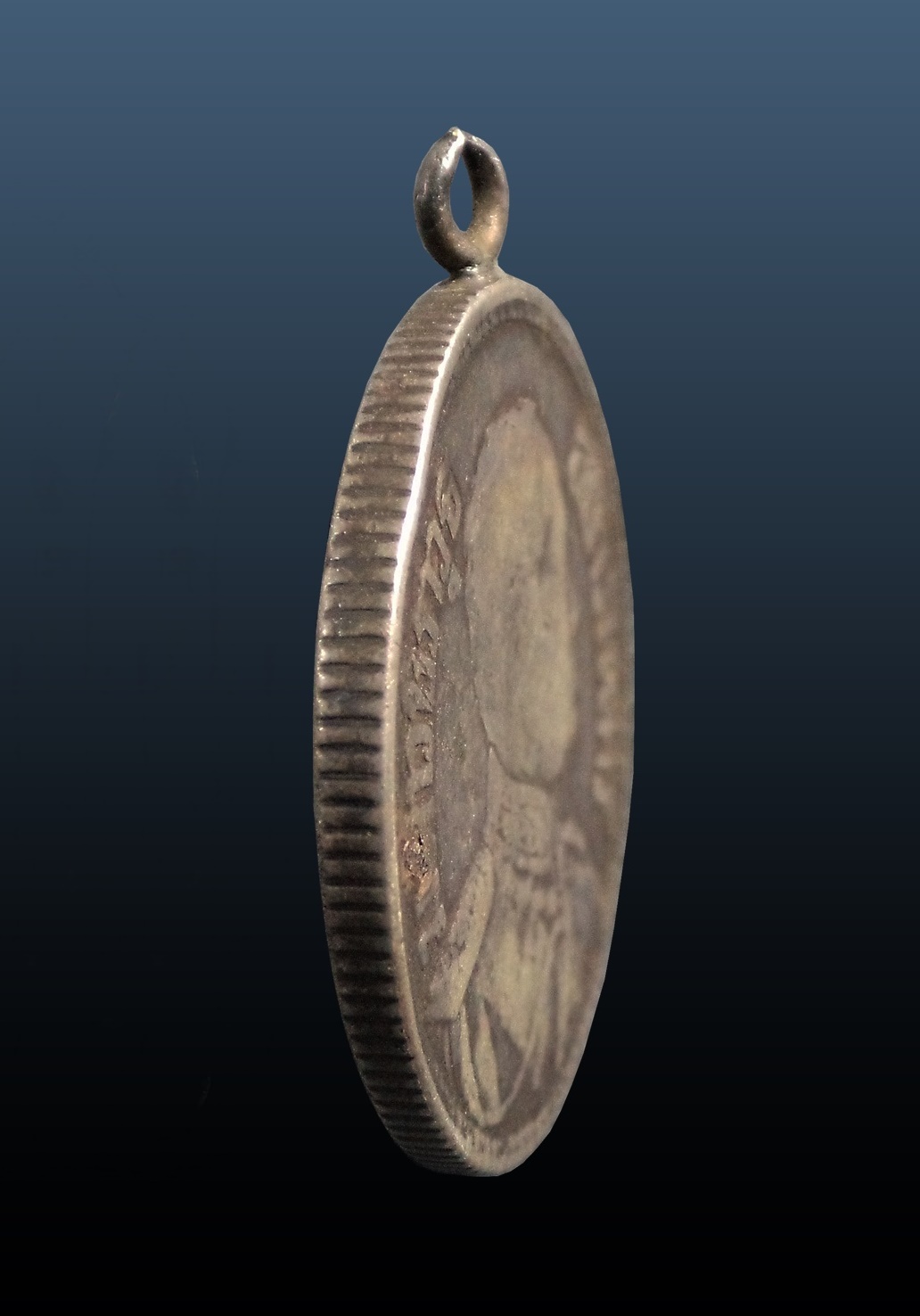 เหรียญ หนึ่งบาท ช้าง3เศียร ไอยราพต ร.6 ปี2459 เนื้อเงิน