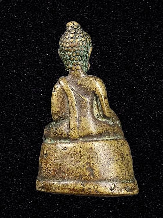 พระพุทธเจ้าโคตมะ ปางห้อยพระบาท เชียงแสนสิงห์สาม หน้าตัก 1 นิ้ว