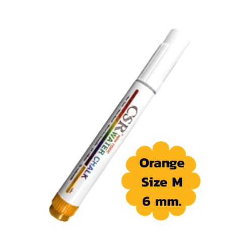 ปากกาไวท์บอร์ด CSR Water Chalk Size M (Orange) ปากกาชอล์กน้ำขนาด M สีส้ม