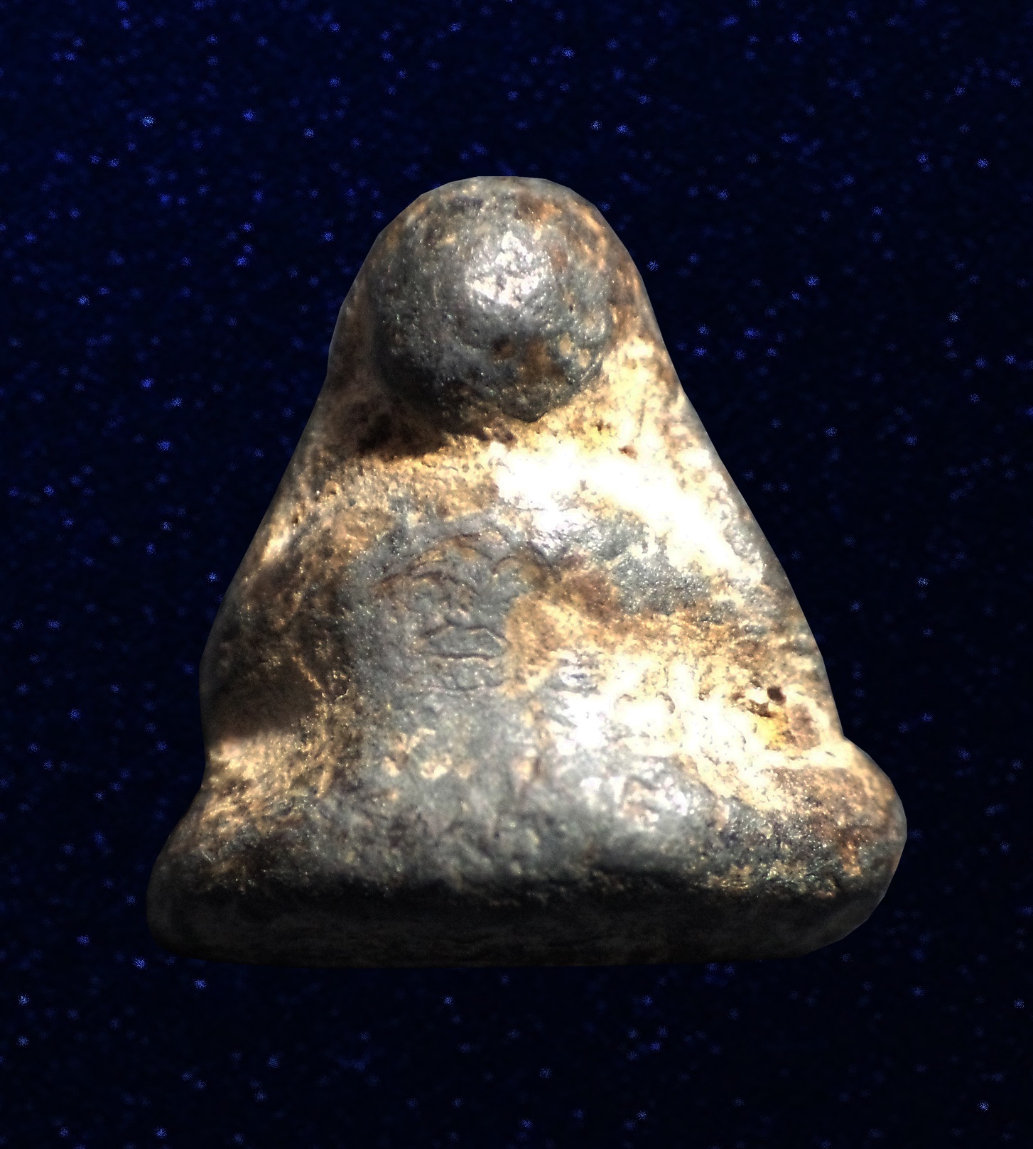 พระปิดตาแขนชิด เนื้อชินตะกั่ว วัดนางชี กทม. หลวงปู่เอี่ยม วัดหนัง ปลุกเสก