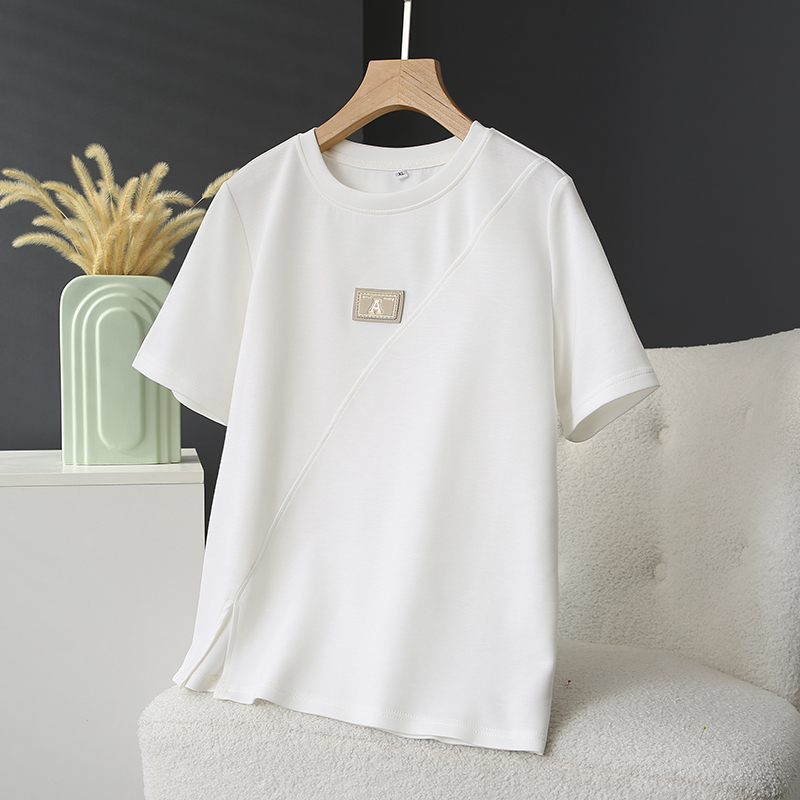 P3439 เสื้อแฟชั่น ผ้ายืดเนื้อนิ่ม ทรงปล่อย
