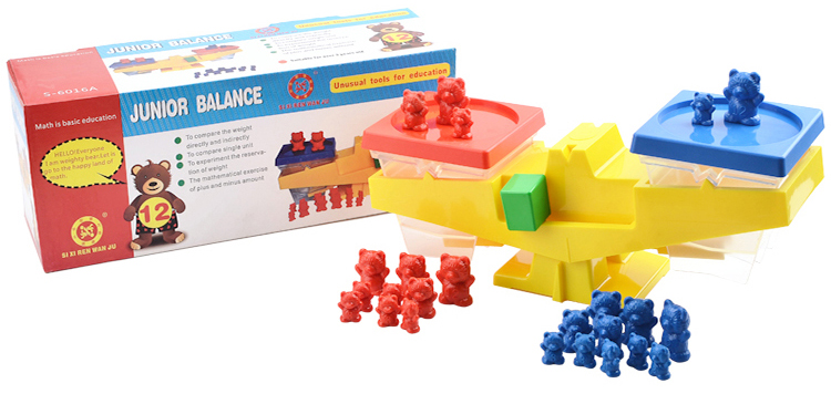 ตาชั่งหมี,ตาชั่งหมีสอนสมดุล,ของเล่นแนวติวสอบสาธิต,math balance