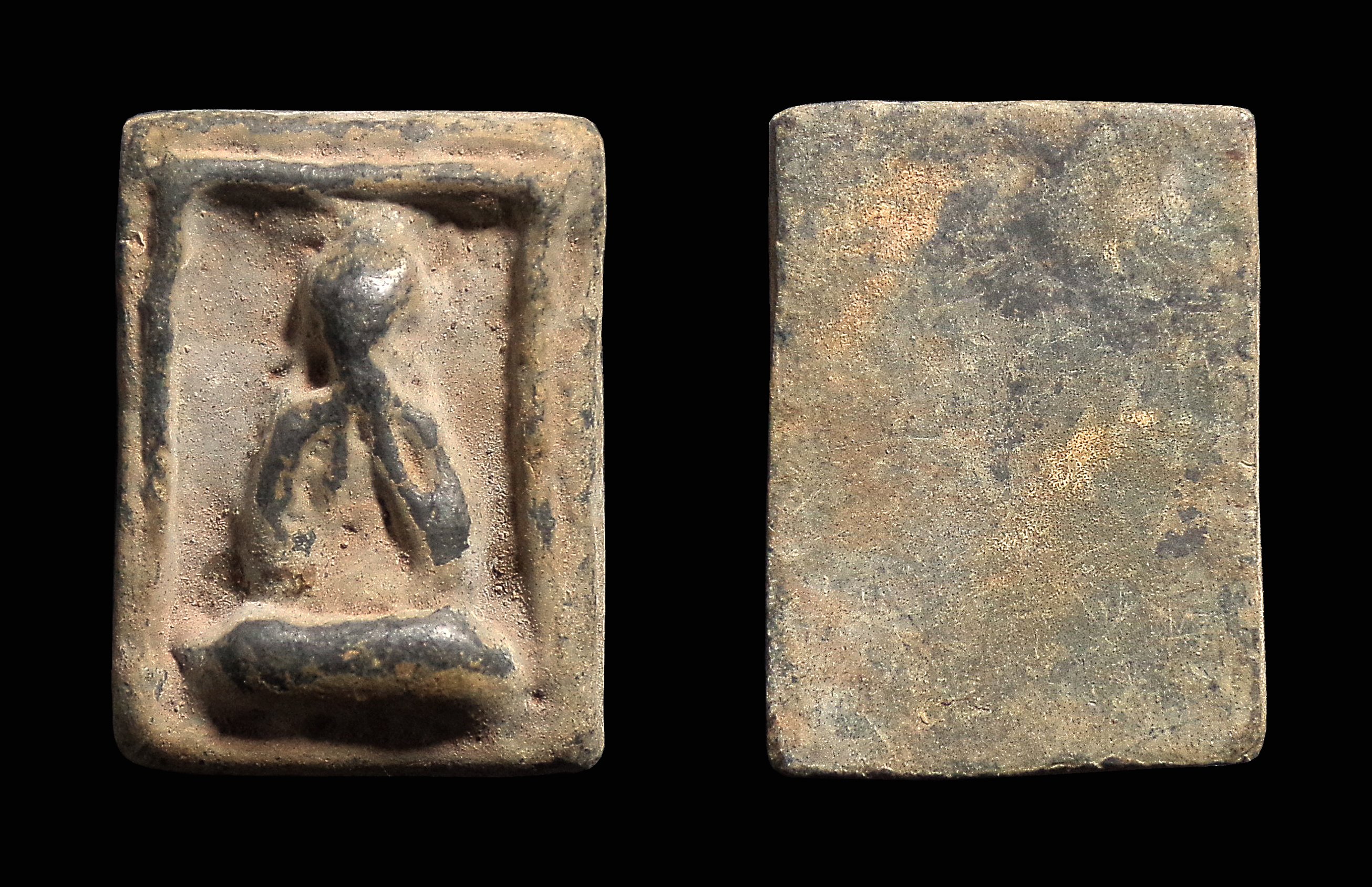 พระปิดตา เนื้อชินตะกั่วเก่า