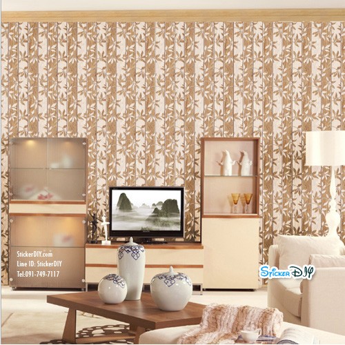 (หน้ากว้าง45ซม..xยาว10เมตร)Wallpaper sticker วอลเปเปอร์แบบกาวในตัว SA1017