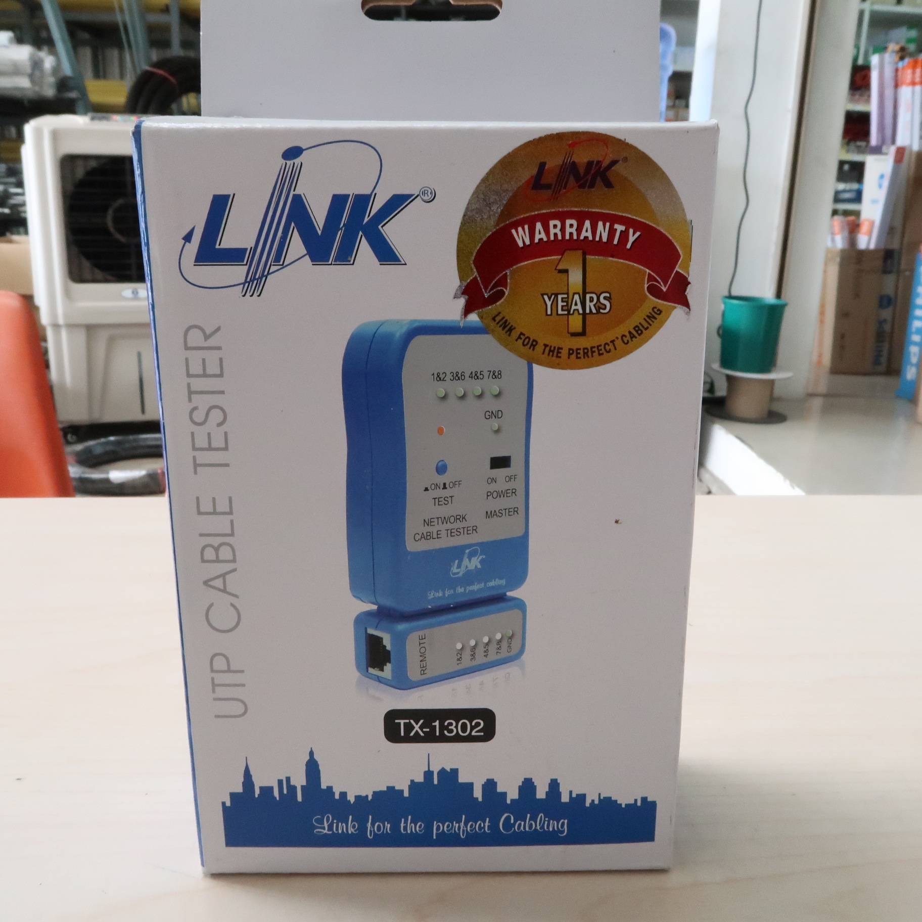 UTP Cable Tester (เครื่องเทสสายคอม,โทรศัพท์) "LINK"