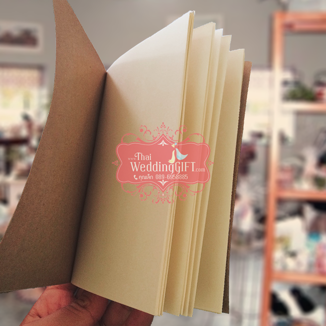 สมุดแฮนด์เมด ปกครีม A5,A6
