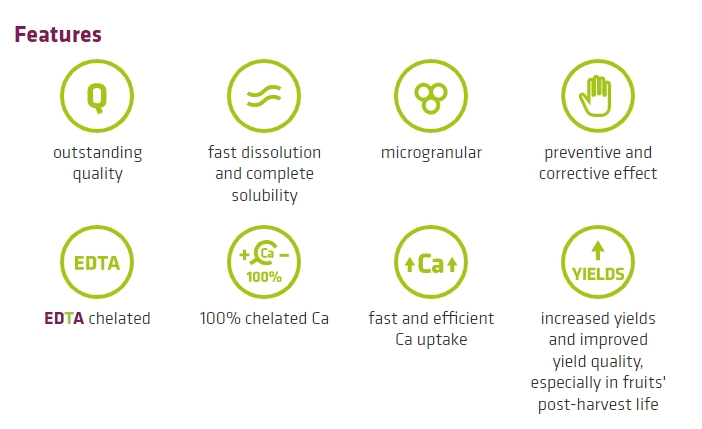 [25KG] ผงจุลธาตุแคลเซียมคีเลตอีดีทีเอ 9%Ca เวสโก้ แคลเซียม (Wesco 9% Ca-EDTA ; ADOB@Poland) บรรจุ 25 กิโลกรัม