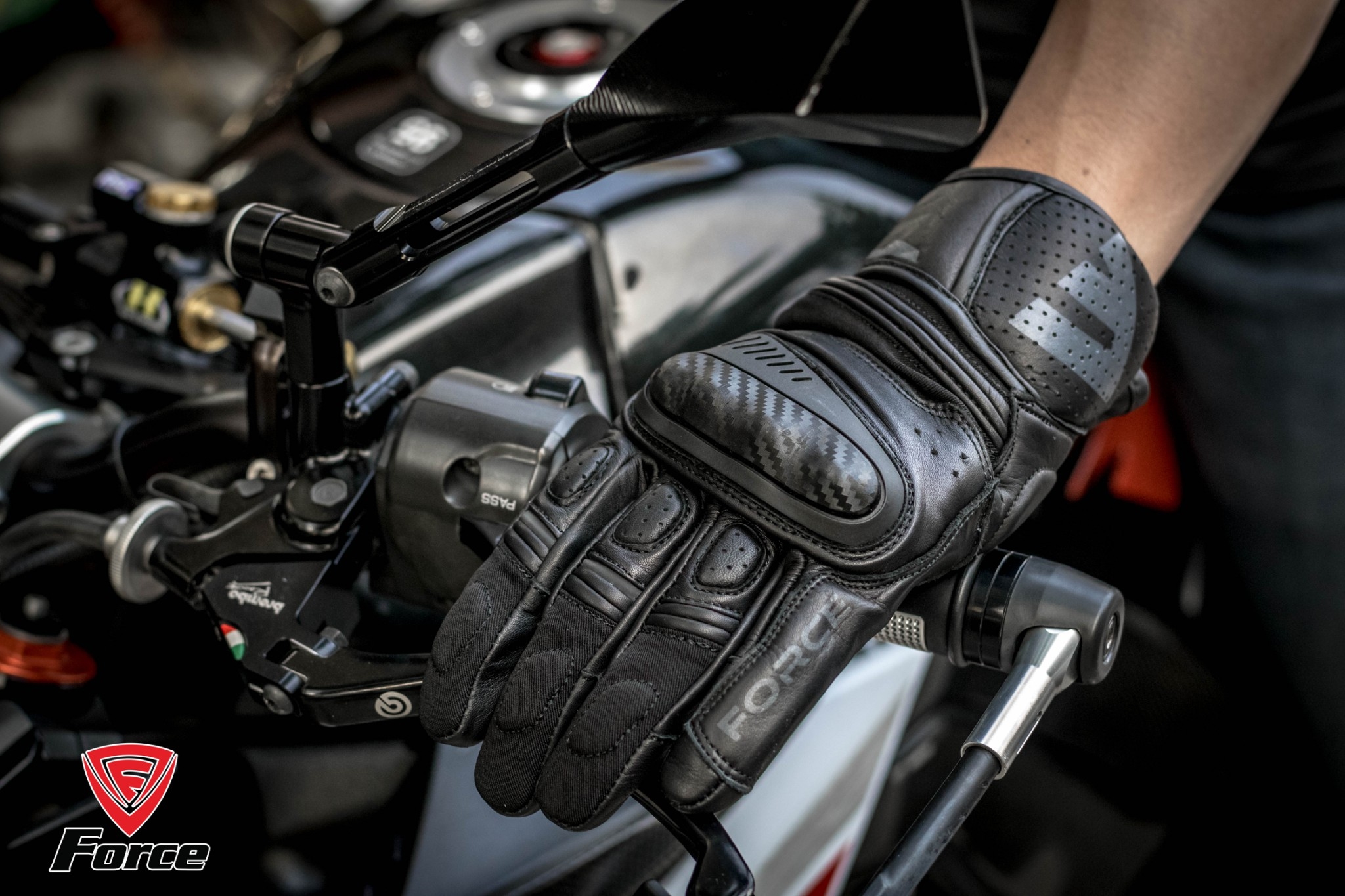 ถุงมือ Force รุ่น Alpine Gloves (Black)