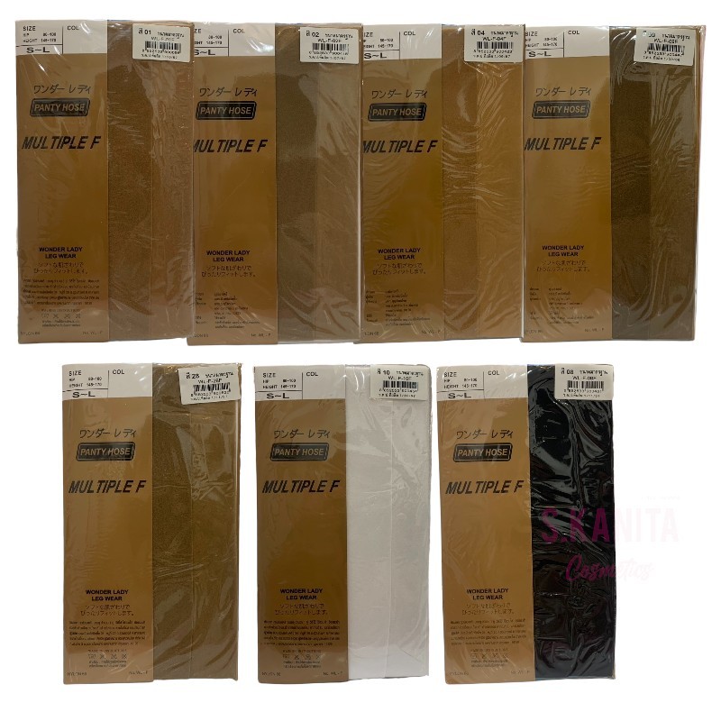 ถุงน่องสตรี เนื้อทราย (ขนาด S-L) Wonder Lady Leg Wear Multiple F Panty Hose
