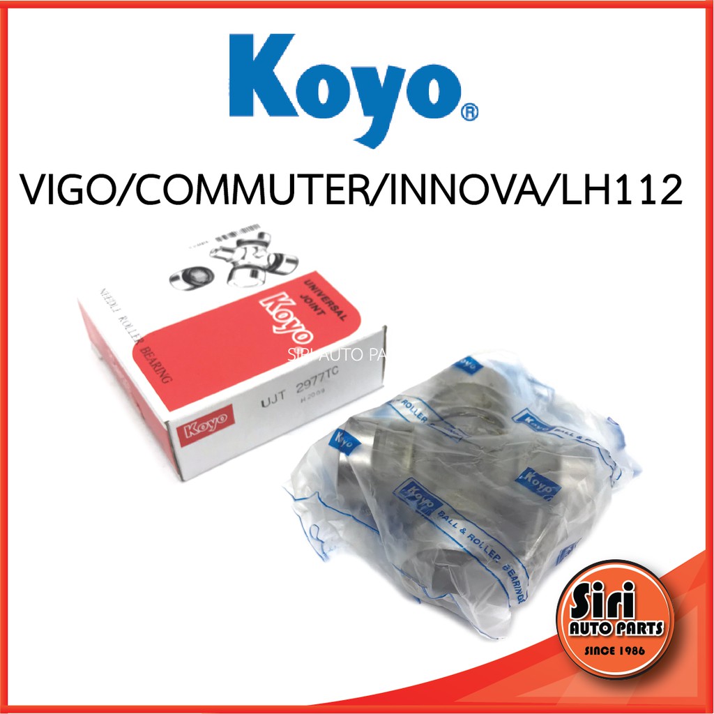 ยอยเพลากลาง ลูกปืนเพลากลาง TOYOTA LH112,VIGO,Commuter โตโยต้า 4WD ยี่ห้อ KOYO / UJT-2977