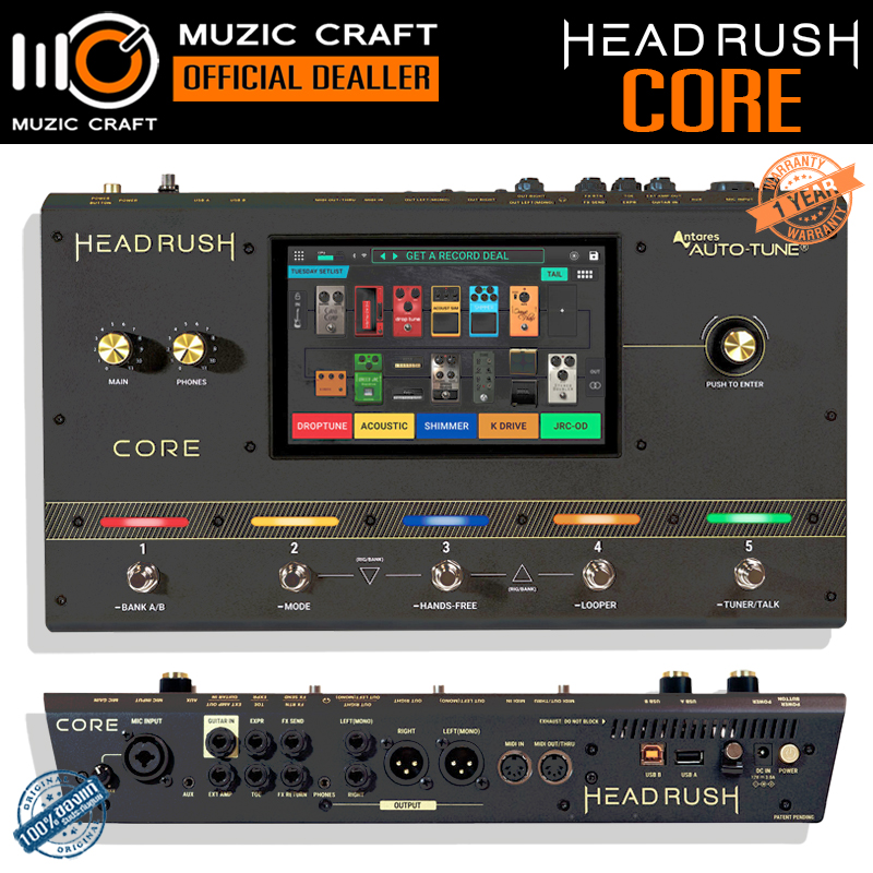 Headrush Core *ของแท้รับประกัน 1ปี* Guitar Multi-Effects, มัลติเอฟเฟกต์กีต้าร์