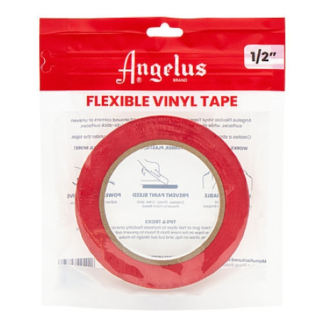 Angelus Red Vinyl Tape เทปไวนิลสีแดง ยืดหยุ่นสูง Made in USA
