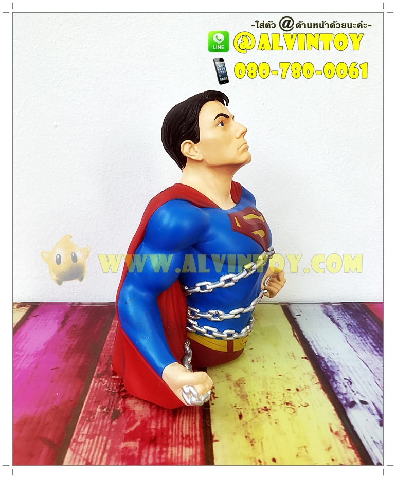 โมเดลกระปุกออมสิน Super Man