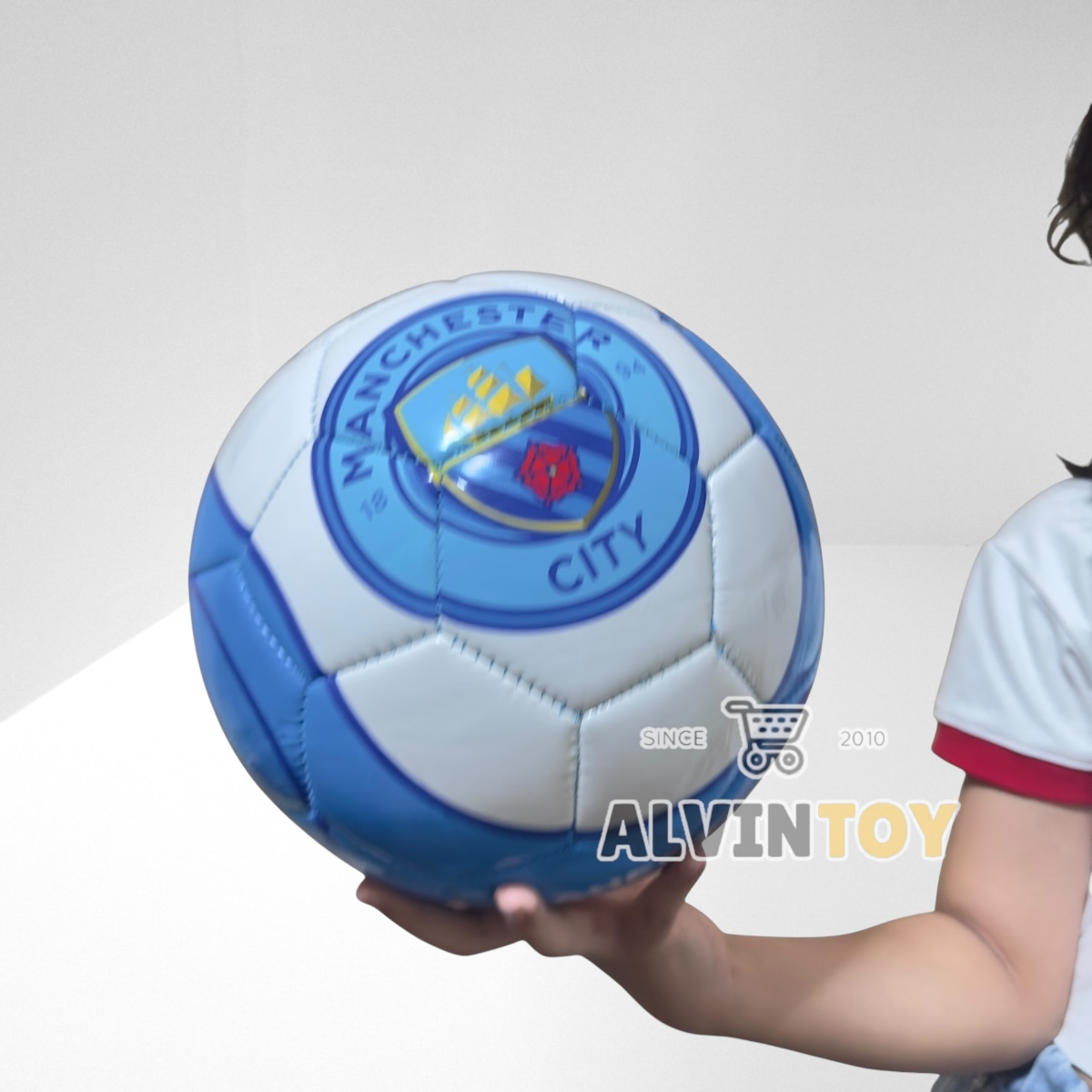 ลูกฟุตบอลหนังลายสโมสร แมนซิตี้
