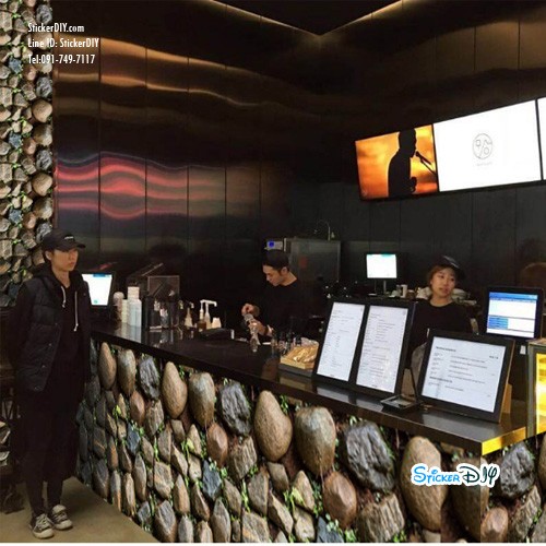 (กว้าง45cm.xยาว10m.)Wallpaper sticker วอลเปเปอร์แบบกาวในตัว SA1015