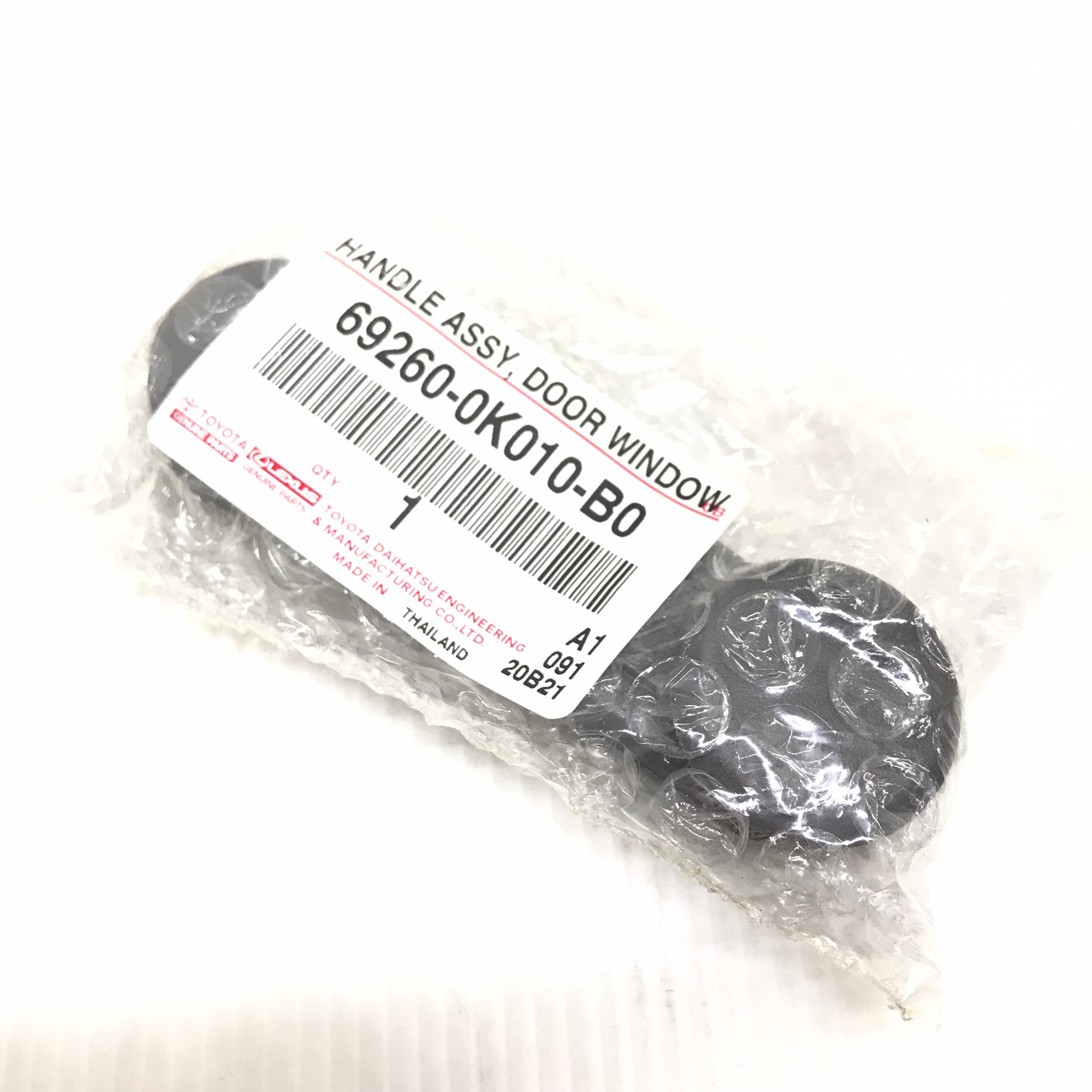 (แท้ศูนย์) มือหมุนกระจก TOYOTA VIGO โตโยต้า วีโก้ สี / เบอร์ 69260-0K010-B0 ยี่ห้อ TOYOTA