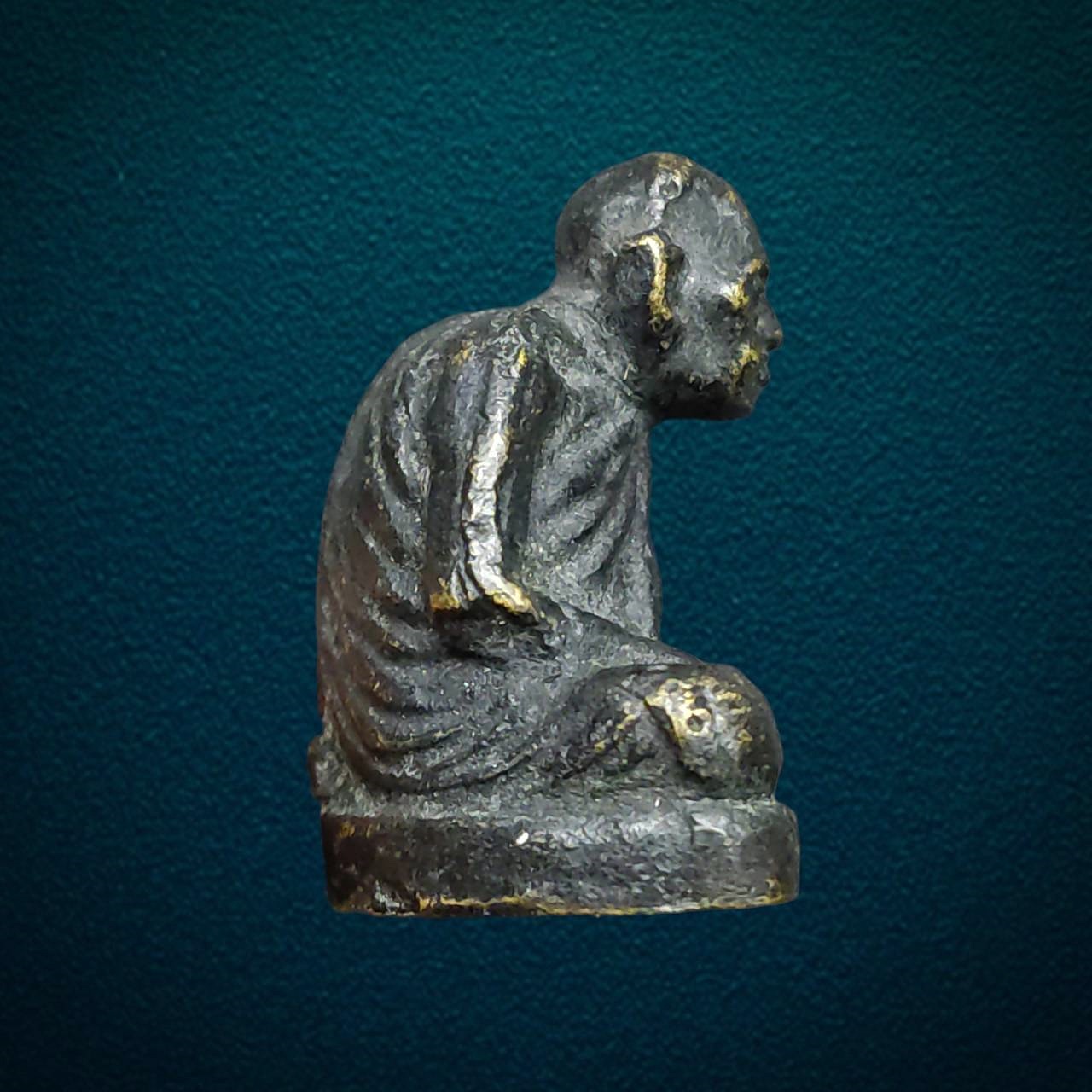 รูปหล่อหลวงปู่สุก วัดทรงธรรมวรวิหาร พระประแดง สมุทรปราการ ปี 2513