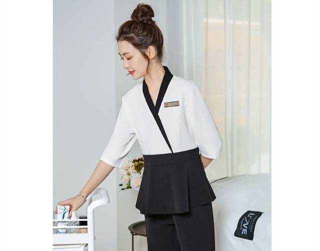 ชุดนวดสปา ชุดคลินิกความงาม ชุดนวดไทยสปา